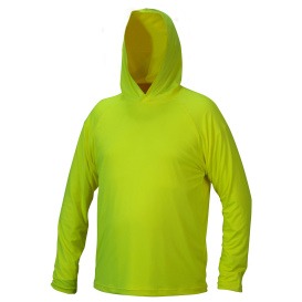 Long Sleeve Pullover Hoodie , Lime,