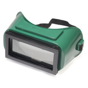 Radnor Fixed Front Welding Goggles With Green Soft Frame And Shade 5 Green 2" X 4" Lens