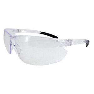Radnor Classic Plus Series Safety Glasses With Clear Frame And Clear Polycarbonate Hard Coat Lens