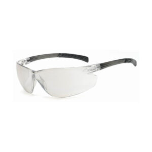 Radnor Classic Plus Series Safety Glasses With Gray Frame And Clear Polycarbonate Hard Coat IndoorOutdoor Lens