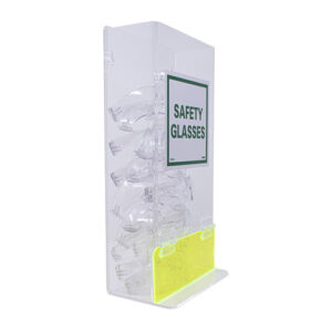 Radnor Clear 17.25" X 8" X 4" Acrylic Stack Style Safety Glass Dispenser