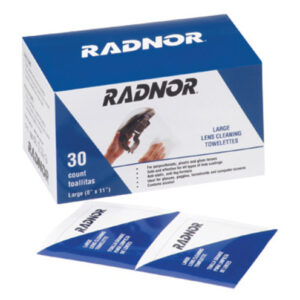 Radnor 8" X 11" Pre-Moistened Lens Cleaning Wipes (30 Per Box)