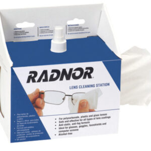 Radnor 5" X 8" Lens Cleaning Station (600 per Dispenser Box) With 8 Ounce Cleansing Solution