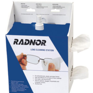 Radnor 5" X 8" Lens Cleaning Station (1,200 per Dispenser Box) With 16 Ounce Cleansing Solution