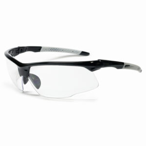 Radnor QuartzSight5 Safety Glasses With Black Frame And Clear Lens