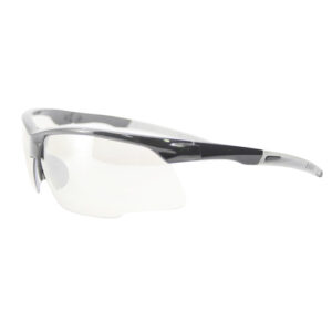 Radnor QuartzSight5 Safety Glasses With Black Frame And Clear IndoorOutdoor Lens