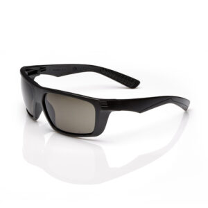 Radnor Dynamo Black Safety Glasses With Gray Anti-Scratch Lens