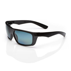 Radnor Dynamo Black Safety Glasses With Gray Polarized Anti-Scratch Lens