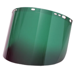 Radnor 9 34" X 19" X .060" Dark Green Polycarbonate Faceshield