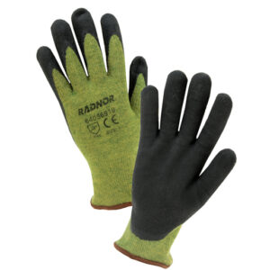 Radnor Large Dupont Kevlar , Nitrile And Stainless Steel Cut Resistant Gloves With Foam Nitrile Coating