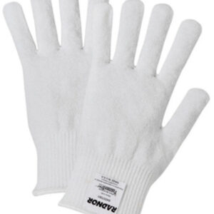 Radnor White Polyester Unlined Cold Weather Gloves
