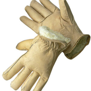 RADNOR TAN COWHIDE THINSULATE LINED COLD WEATHER GLOVES