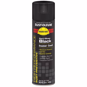 High Performance V2100 System Enamel Spray Paint, 15 oz, Semi-Gloss, Black,