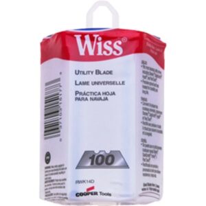Wiss Utility Knife Replacement Blades, 100/Dispenser