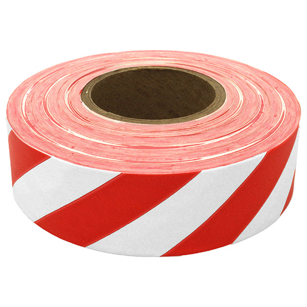 Presco Patterned Roll Flagging, Standard, 1 3/16" x 300'', /, 12/Case - Image 3
