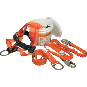 Honeywell Miller Titan ReadyWorker Fall Protection Kit w/ 6'' Cross-Arm Strap, Universal, Orange, 1/Each