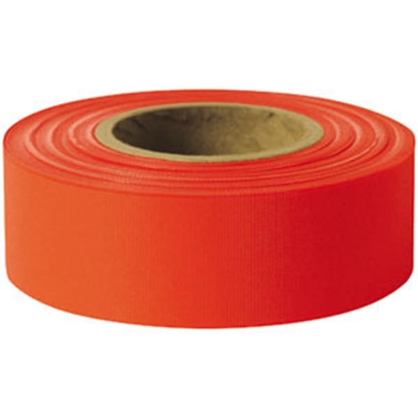 Presco Solid-Color Roll Flagging, PresGlo, Taffeta, 1 3/16" x 150'', Glo, 12/Case - Image 5