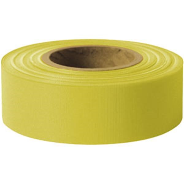 Presco Solid-Color Roll Flagging, PresGlo, Taffeta, 1 3/16" x 150'', Glo, 12/Case - Image 7