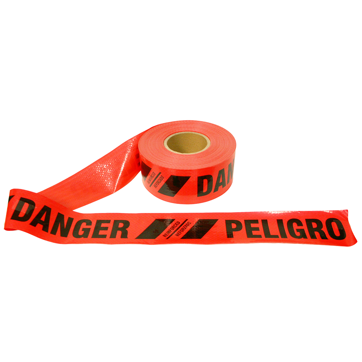 REINFORCED BARRICADE TAPE, DANGER/PELIGRO, 3-INCH WIDTH, 500 FEET PER ROLL