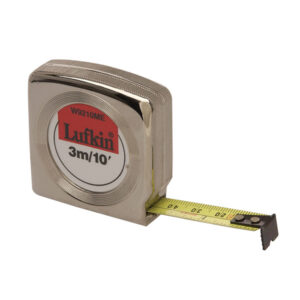 Lufkin Mezurall Measuring Tapes, 1/2 in x 10 ft, Inch/Metric