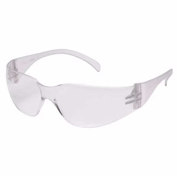 Intruder Safety Glasses - Clear Temples - Clear Lens