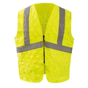 OCCUNOMIX - HI-VIZ YELLOW HYPERKEWL RAPID ABSORPTION POLYESTER COOLING VEST