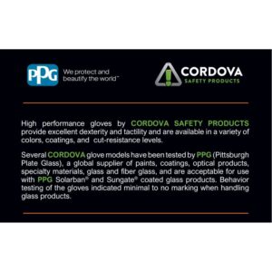 COR-TOUCH CR+ 13-GAUGE, HI-VIS ARAMID/STEEL FIBER SHELL, RED FOAM NITRILE PALM COATING, ANSI CUT LEVEL A4